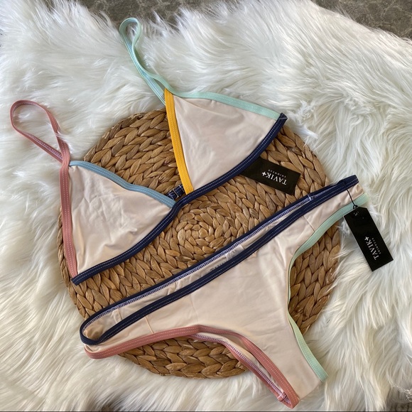 Tavik Bikini Jett Top // Jaidyn Moderate Bottom L - Picture 5 of 8